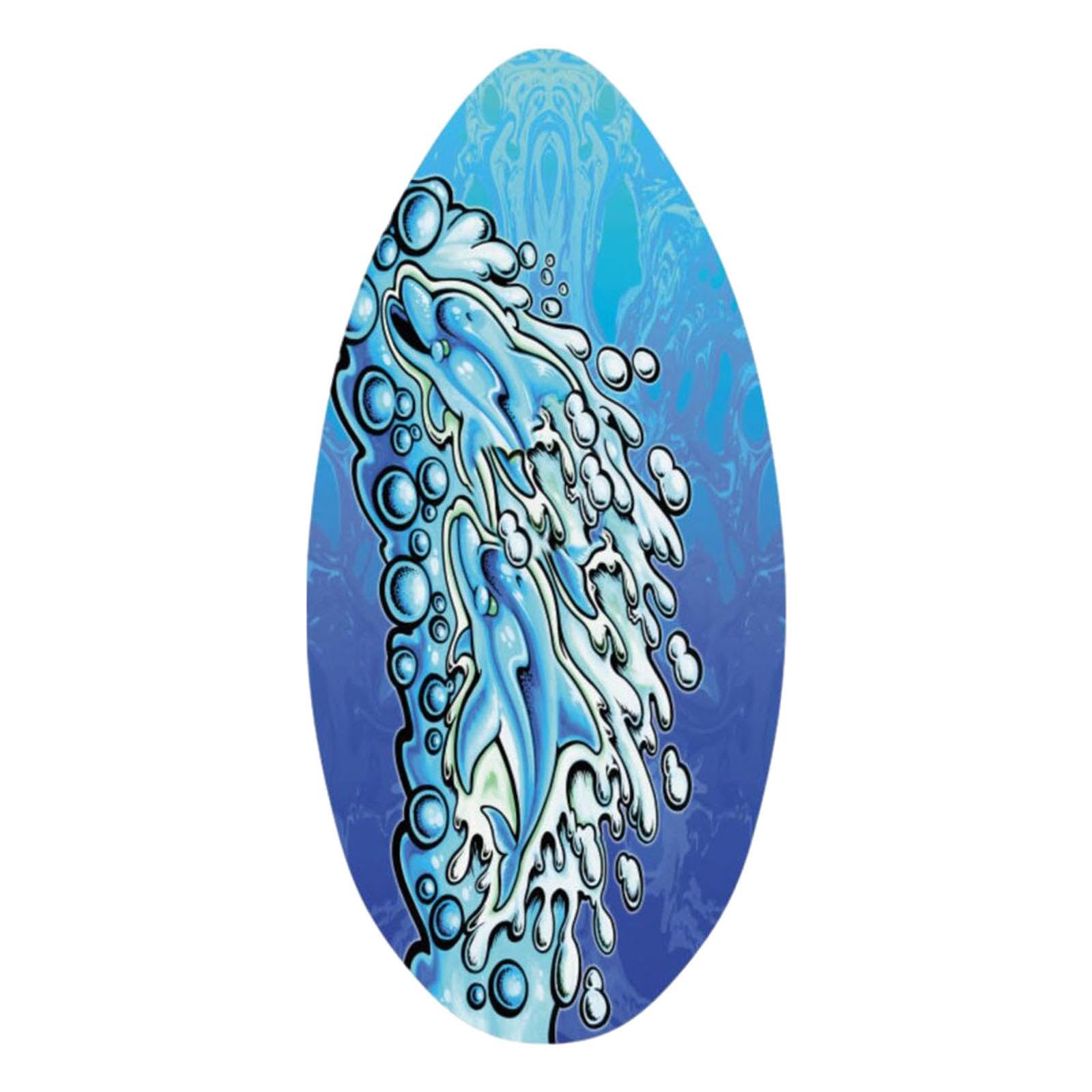 KESOTO Skimboard de Madera de 30 Pulgadas, Tabla de Surf para Deportes Acuáticos Al Aire Libre