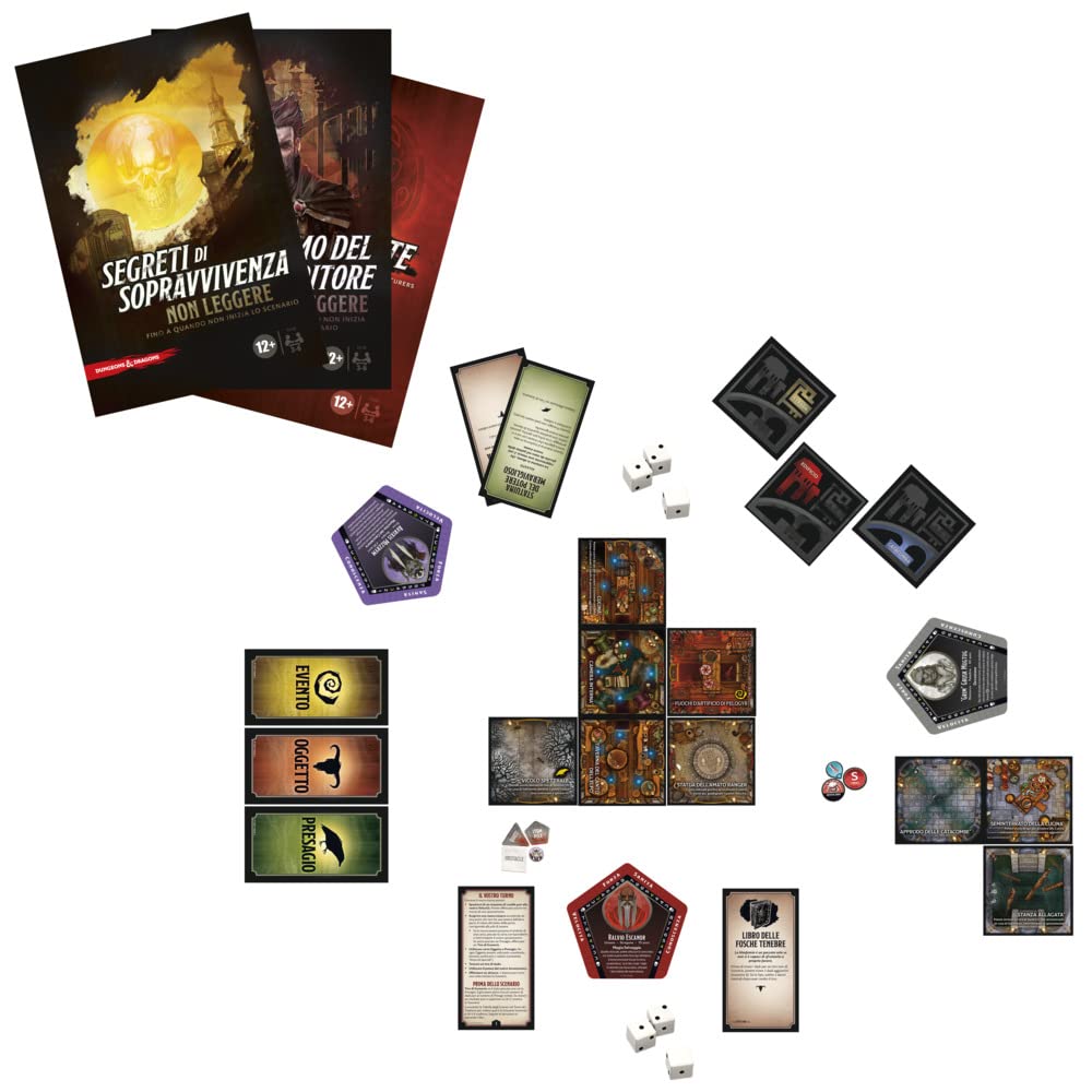 Avalon Hill, Betrayal at Baldur's Gate, gioco da tavolo modulare, gioco con traditore nascosto, gioco fantasy, dai 12 anni in su, gioco D&D