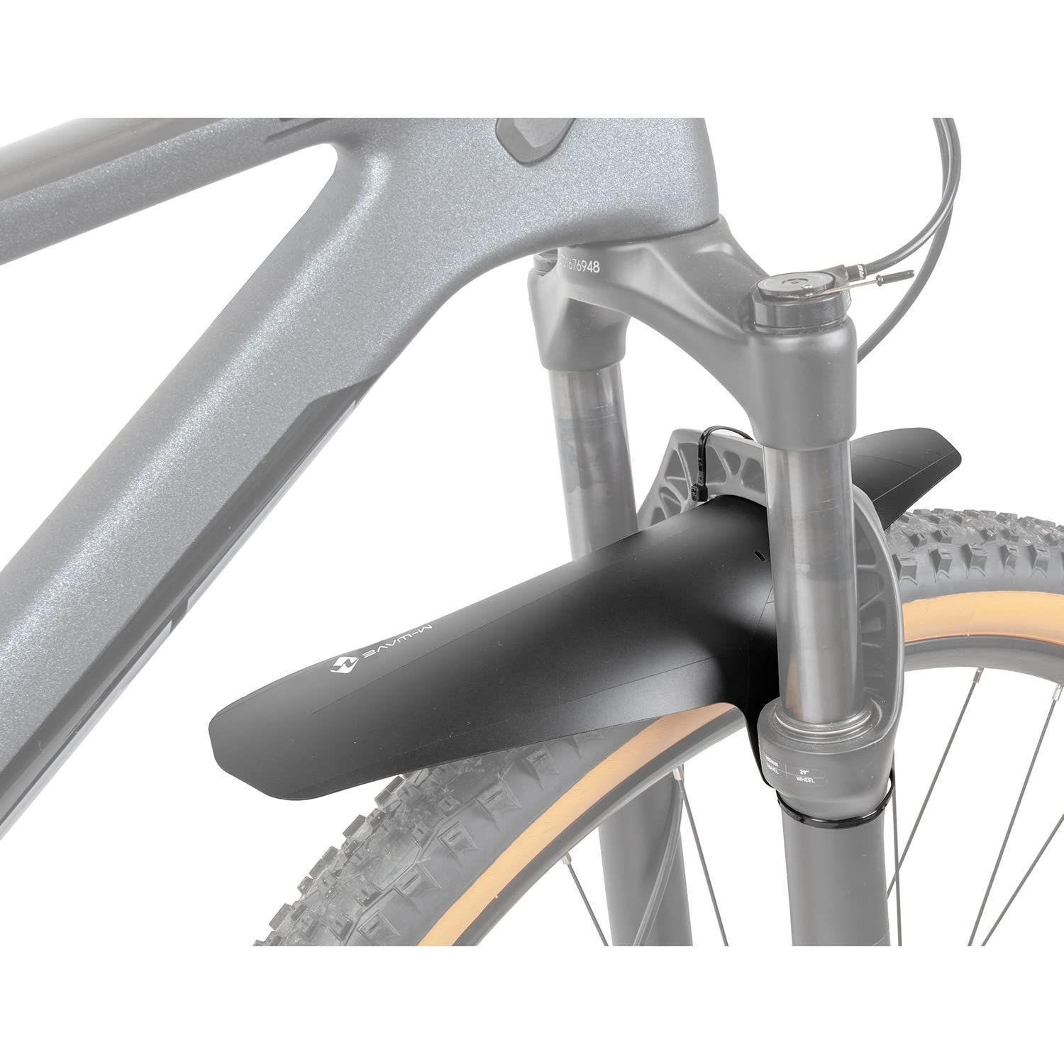 M-Wave Schutzblech-Set Für 26" Räder – Flexibles Kunststoffblech, Vorder- Und Hinterrad, 60mm Breite