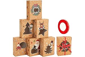 CCINEE Christmas Cookie Containers