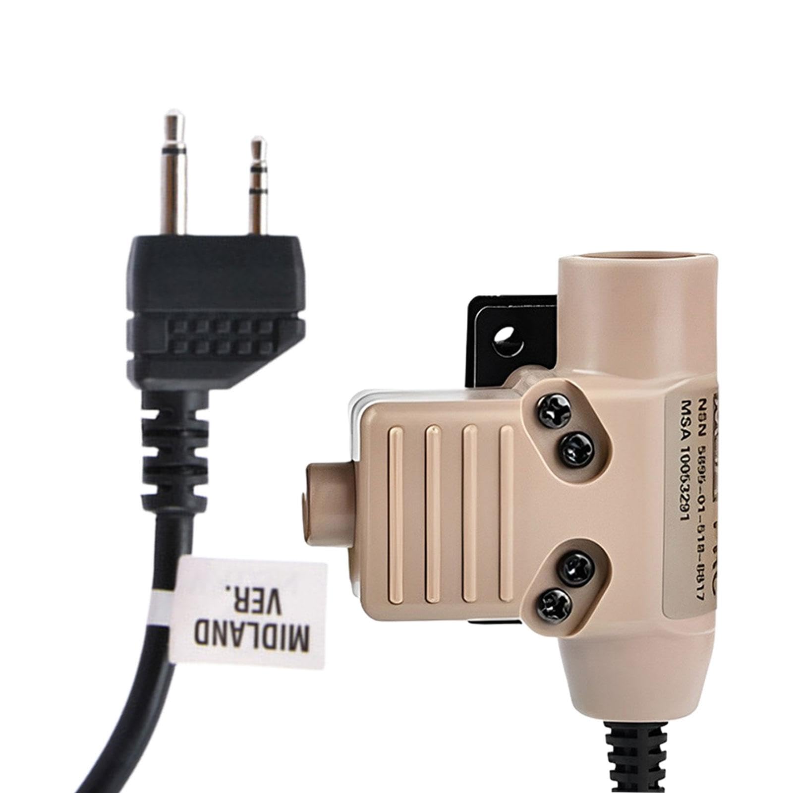 TRENDIVIBE U94 PTT Adapter High Performance Parts for Midland Double Plug Khaki-image-27