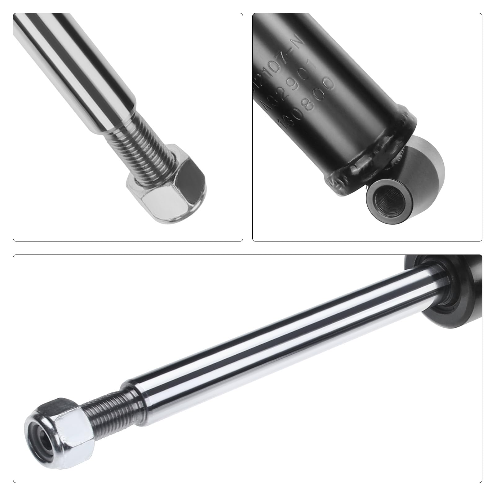 Frankberg 2x Ammortizzatori per sospensioni Ammortizzatori per telaio Anteriore sinistro destro 474mm Pressione del gas Compatibile con City-Coupé 450 Cabrio 450 Fortwo Coupé 450 Replace# 0008598V004