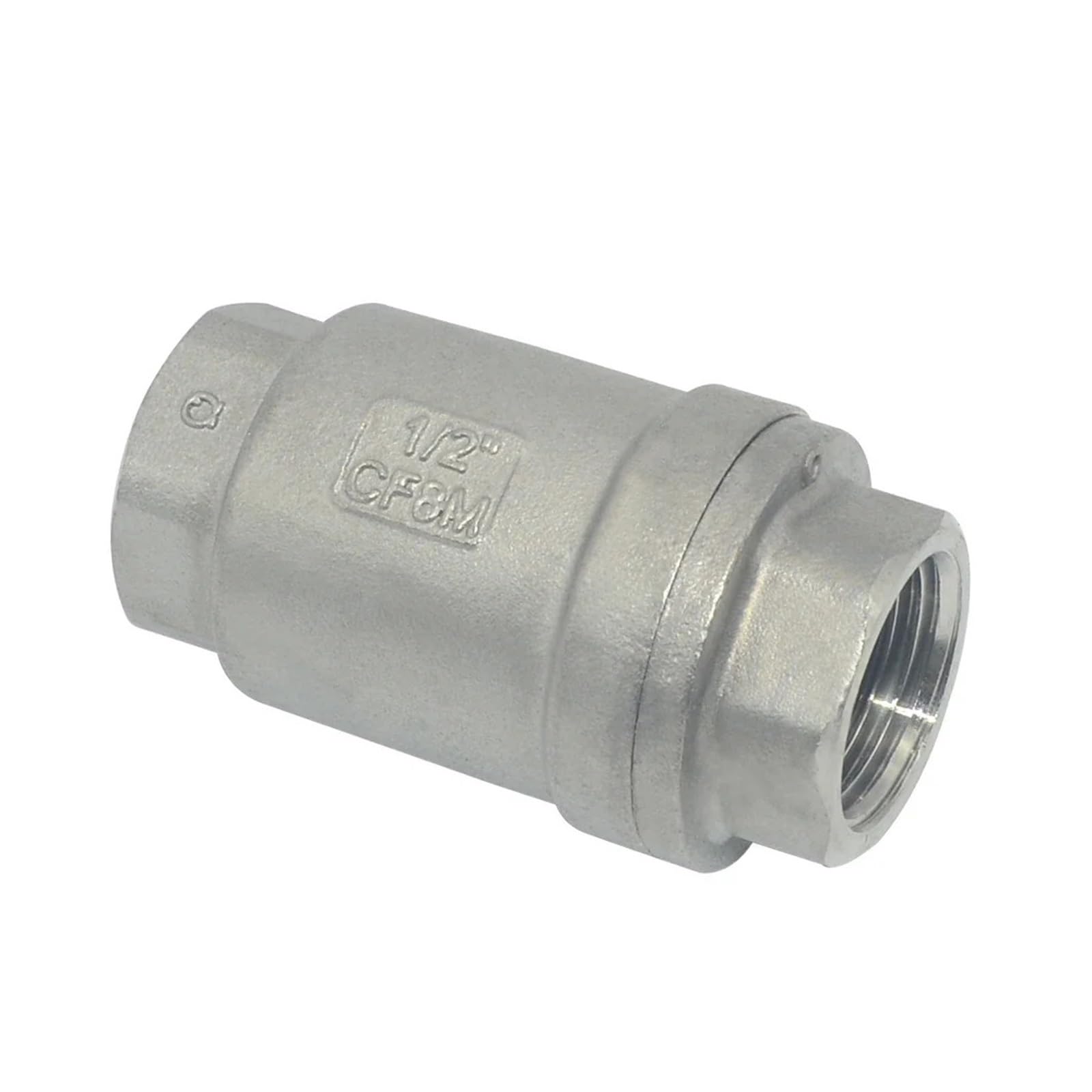 1/2" 3/4" 1" 1-1/4" 1-1/2" 2" Valvola di ritegno verticale in acciaio inossidabile 304 Valvola unidirezionale for tubo dell'acqua Filettatura femmina Controllo verticale(1)