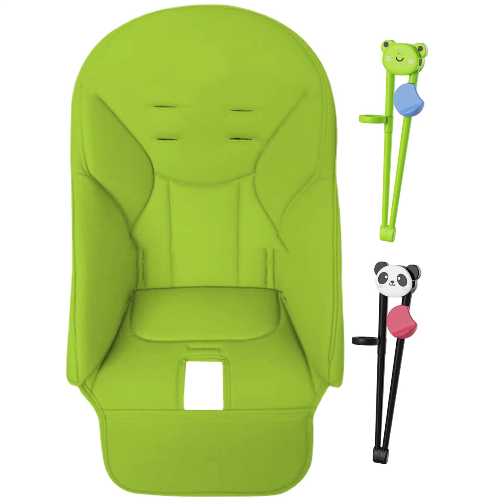 Coprisedile per bambini – Imbottitura in pelle PU, inserto impermeabile per sala da pranzo per bambini, morbido cuscino per sedie per bambini, facile da pulire, tappetino di supporto per bambini per