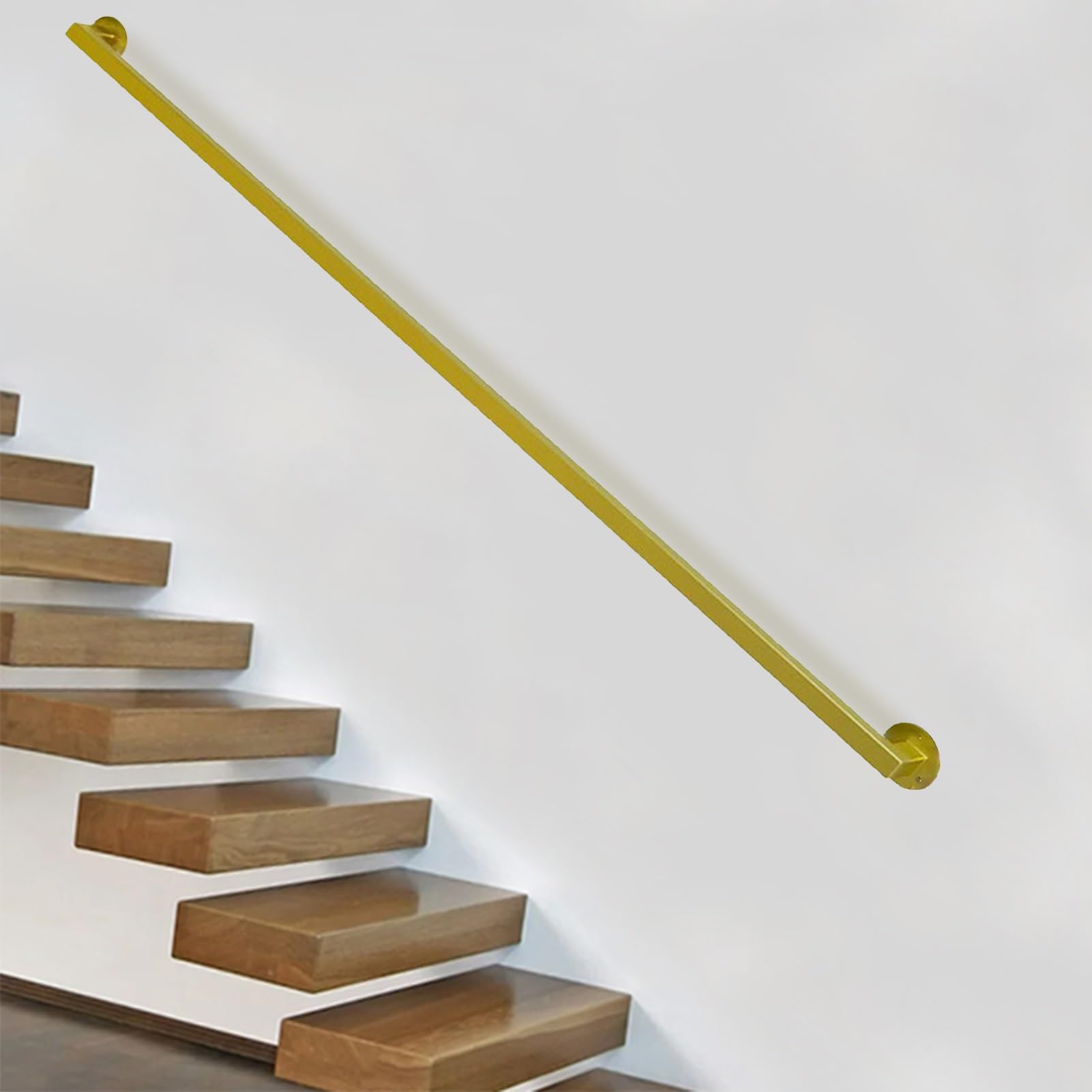 Rampe d'escalier en fer forgé doré 120cm design moderne