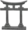 Aquariums Torii Gate Ornament Fish Tanks Decoration Stone