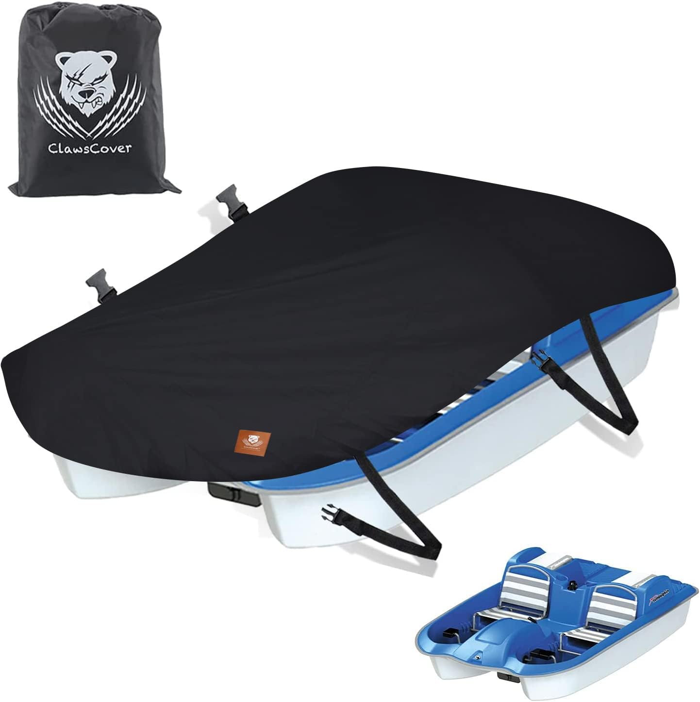Explore Land UVResistant Pedal Boat Cover Waterproof Heavy Duty Outdoor 3 or 6