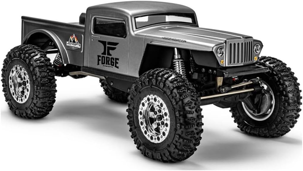 J Concepts 0666 The Forge 1/10 Rock Crawler Body (Clear) (12.3 inch wheelbase)