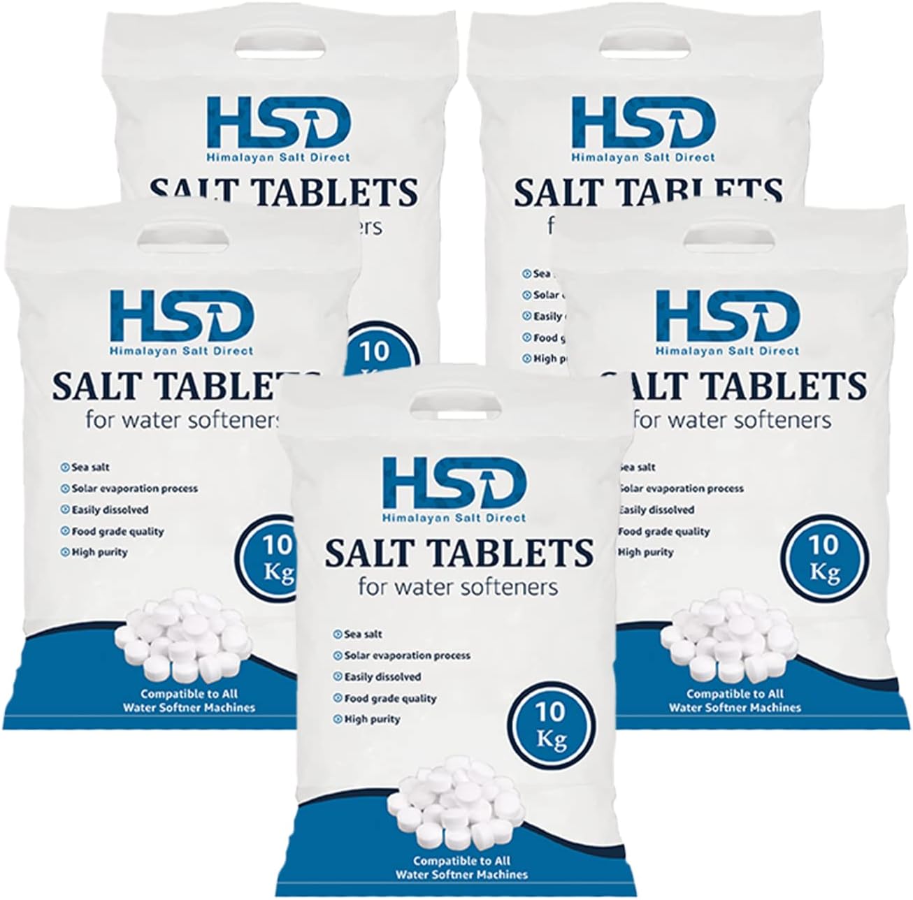 HSD Water Softener Tablets Removes Odors, Limescale & Residue, Deep