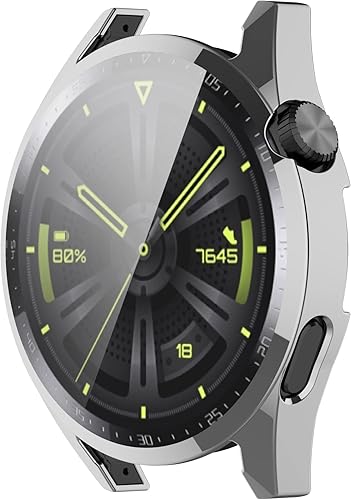 Miniatura 8 de Fundas protectoras de pantalla compatibles con Huawei Watch GT3, funda de TPU suave, accesorios para reloj inteligente, fundas TenCloud resistentes