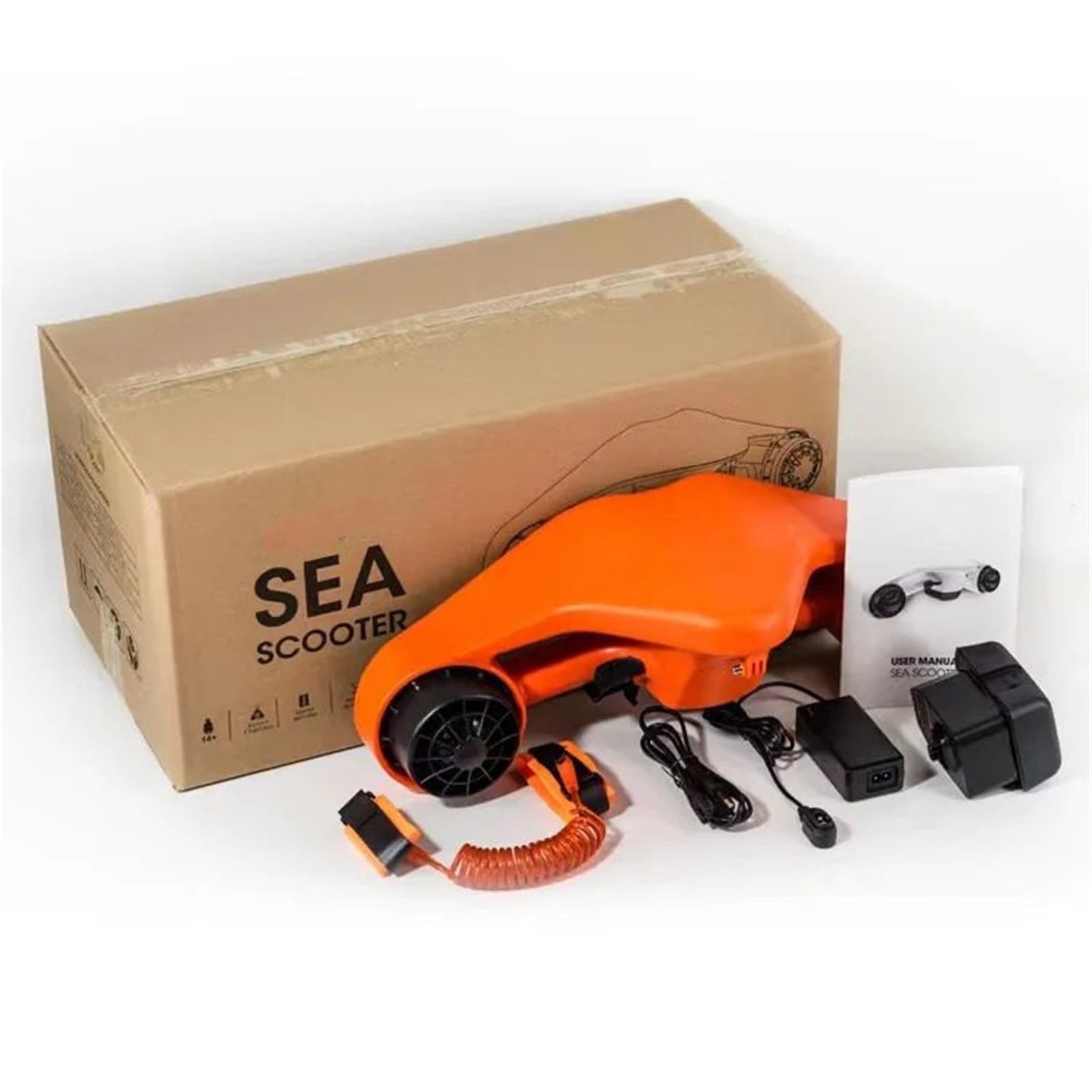 Scooter subacqueo Scooter para elica Booster subacqueo White Shark Elica-Leggera