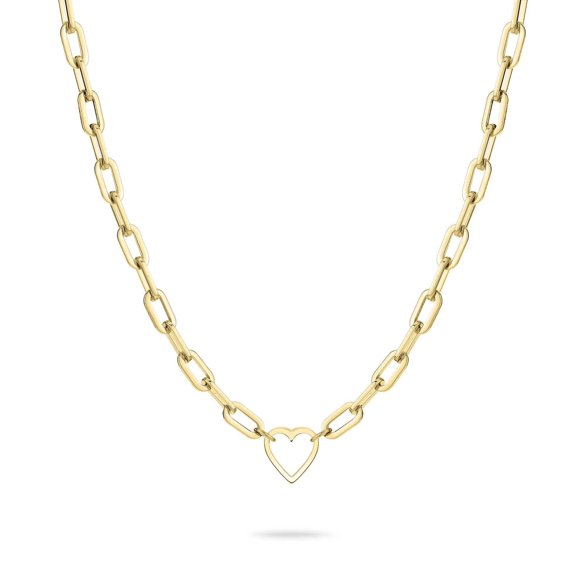 Liebeskind Berlin Ladies Necklace LJ-1757-N-45 in Stainless Steel IP Gold