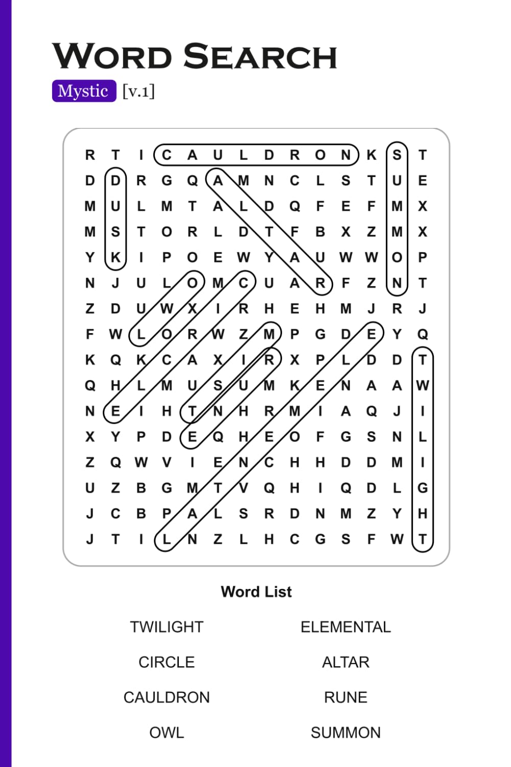 Word Search: Mystic [v.1]