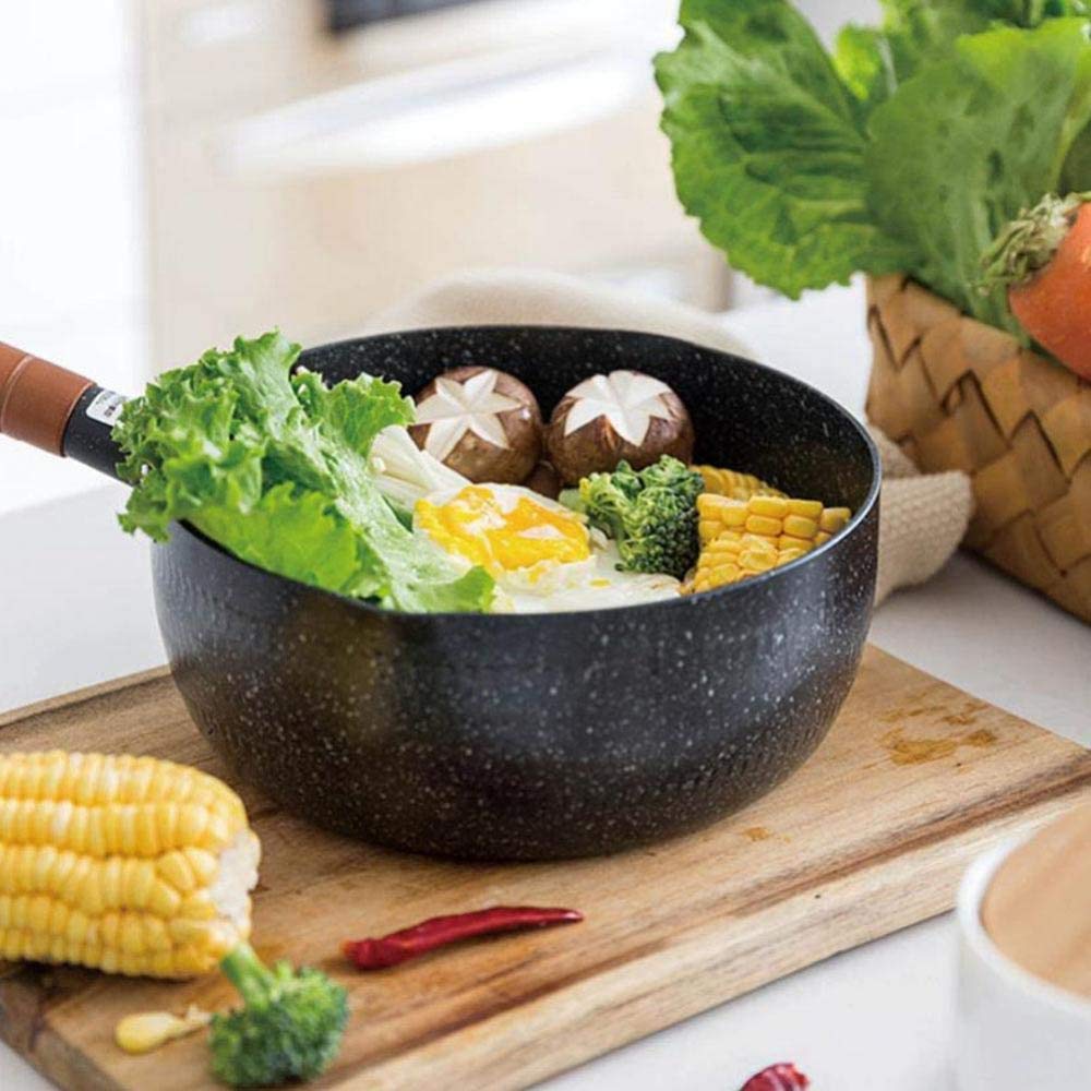 Maifan-Milchtopf aus antihaftbeschichtetem Aluminium mit Griff für Instant-Nudeln und Suppe