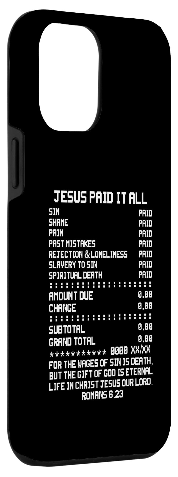 Jesus Paid-It All Christianity Christian Bible Romans 6 23 Case for iPhone 12 Pro Max - Image 3