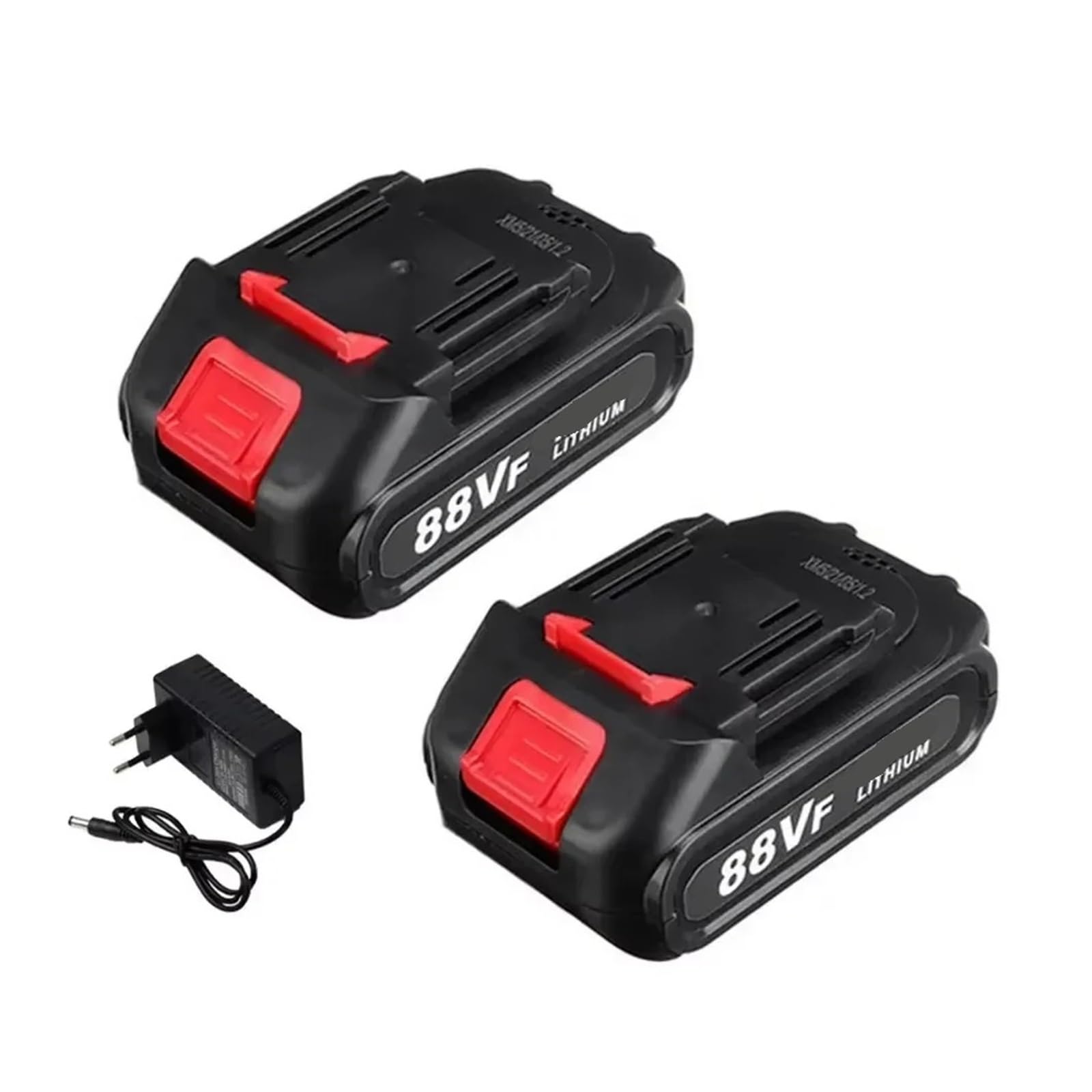 Batteria Ricaricabile For Utensili Elettrici Senza Fili Con Batteria Agli Ioni Di Litio Ad Alta Capacità 88VF, Compatibile Con Makita, Batteria Sostitutiva For Utensili 88V(1 Battery 1 Charger)