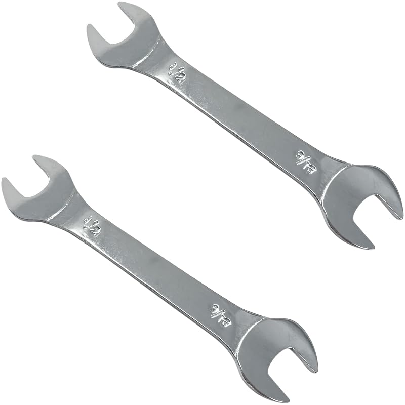Kit de Chaves de Boca Ultrafinas SAE ZCLGOOD para Espaços Restritos, 1/2 pol. e 9/16 pol. (12,7 e 14,3 mm), 3 mm, 2 peças