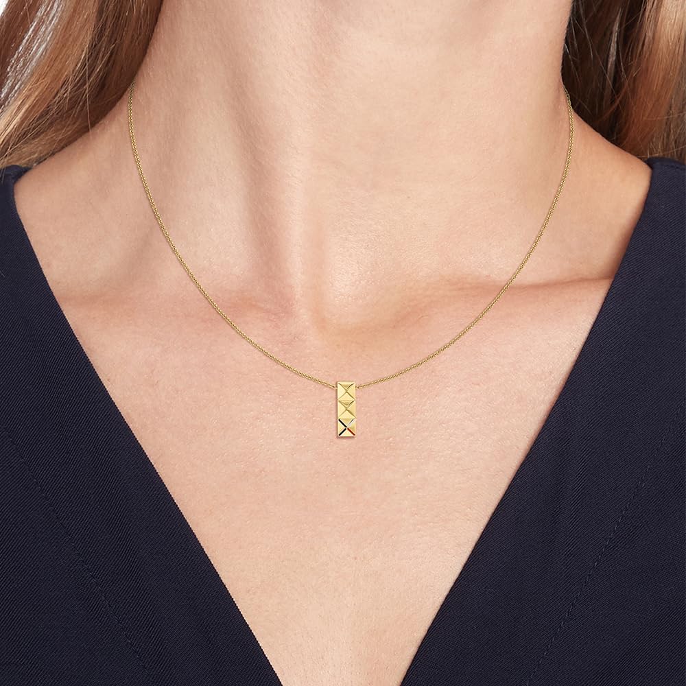 Tommy Hilfiger Jewelry Collana a Catena da Donna in Acciaio Inossidabile – Disponibili in Oro Giallo o Bicolore