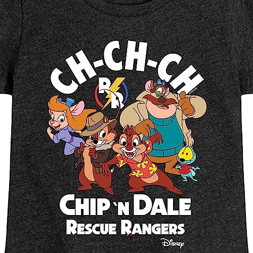 Disney - Chip 'N Dale Rescue Rangers - Chip 'N Dale Character Art - Toddler and Youth Short Sleeve Graphic T-Shirt3