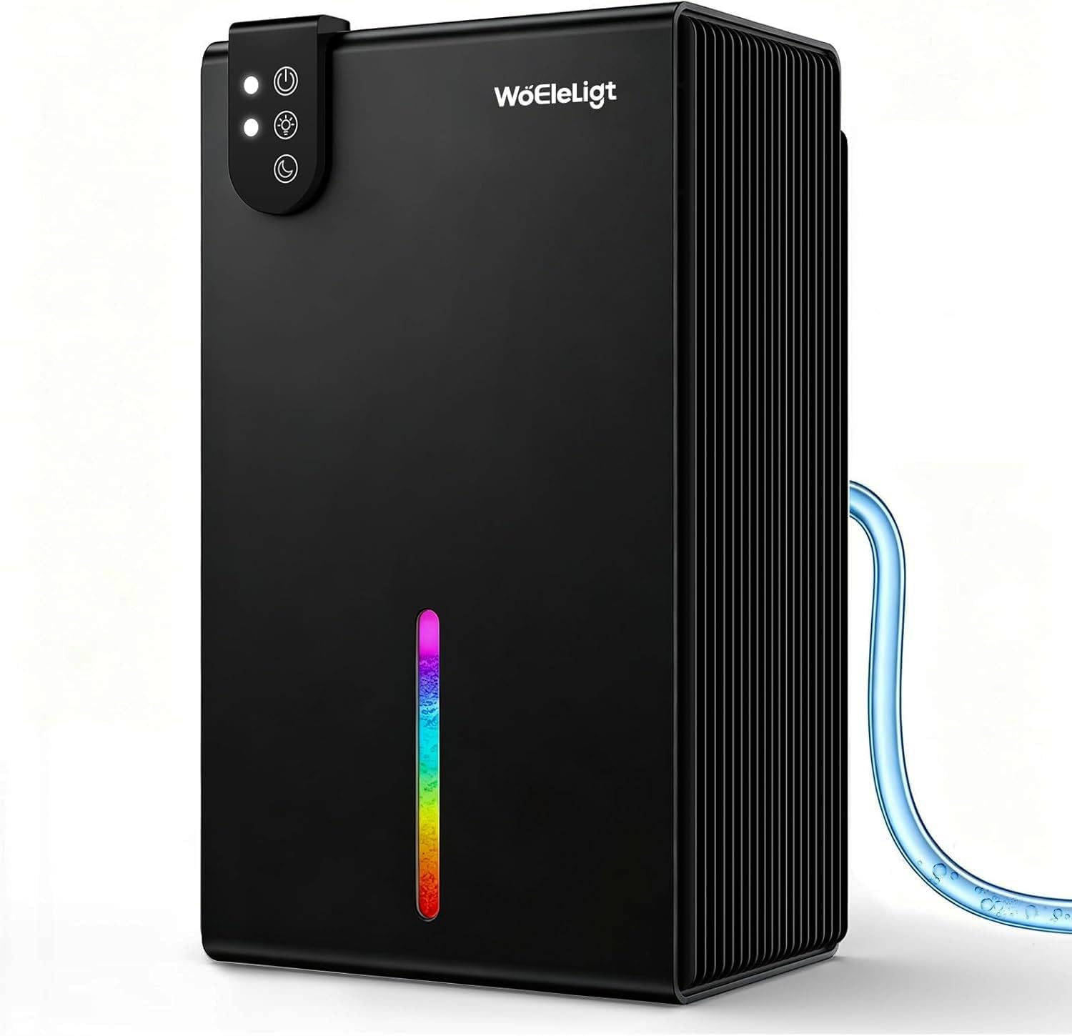 Small 98 OZ Dehumidifier for Home, Quiet with Drain Hose
