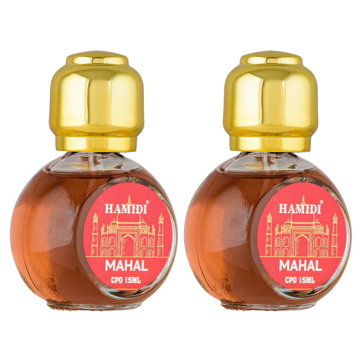 Hamidi Mahal Concentrated Perfume Oil 15ml Pack Of 2 | Long Lasting Ittar | Alcohol Free Attar For Men & Women | Woody, Amber, Warm Spicy Fragrance Oil | Luxury Arabic Scent Roll On | Premium Oils-image-38