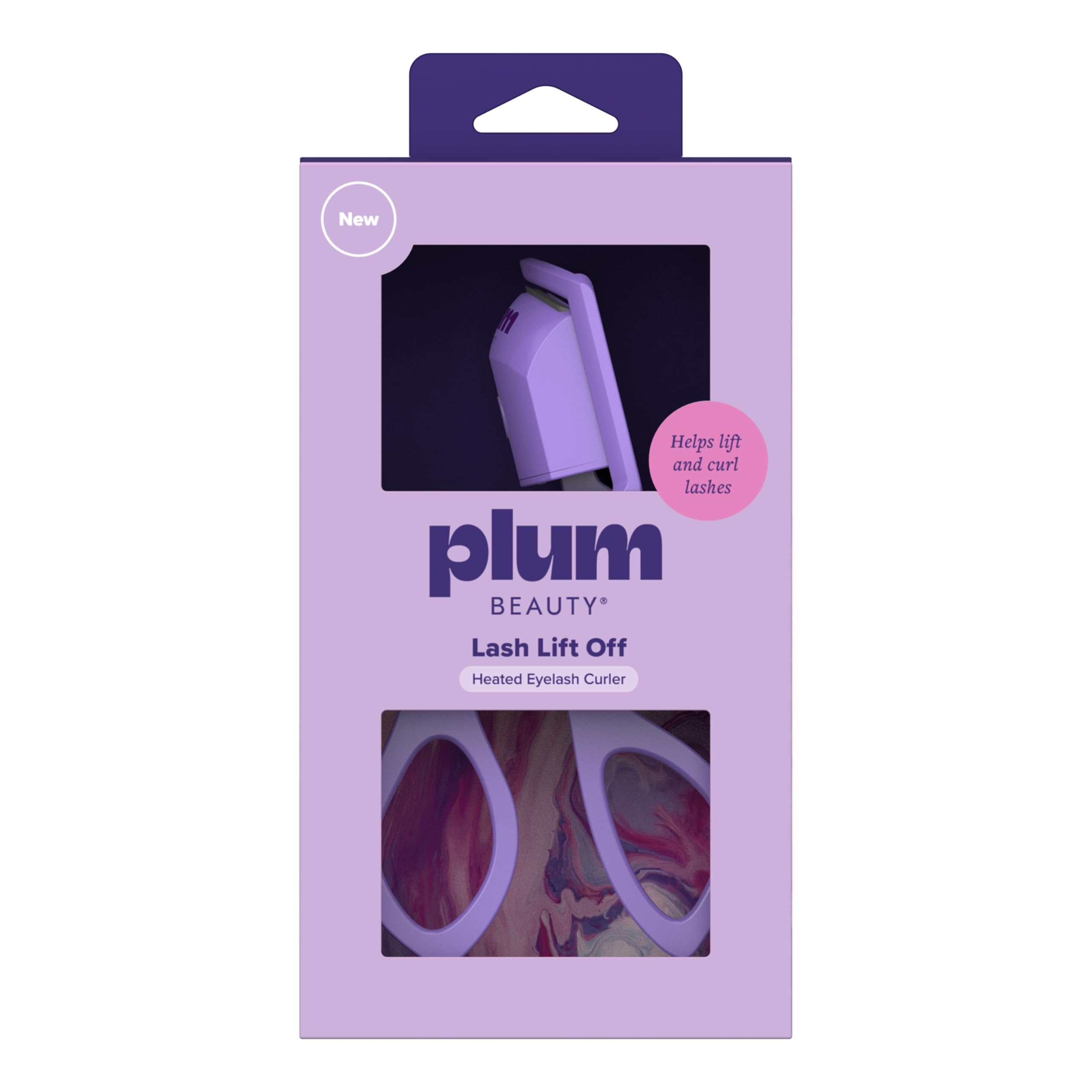 Plum Beauty Lash Lift Off Heated Eyelash Curler β USB-C Rechargeable Electric Eye Lash Curler with 2 Temperature Settings β Long-Lasting, No-Pinch Lash Lift for Effortless, Wide-Awake Eyes - 2