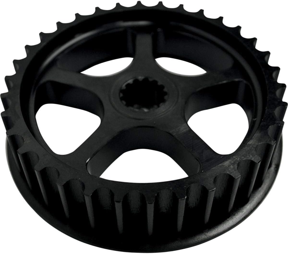 Power Front Pulley (34 Tooth) (Black) Compatible With 07-18 KAWASAKI VN900C