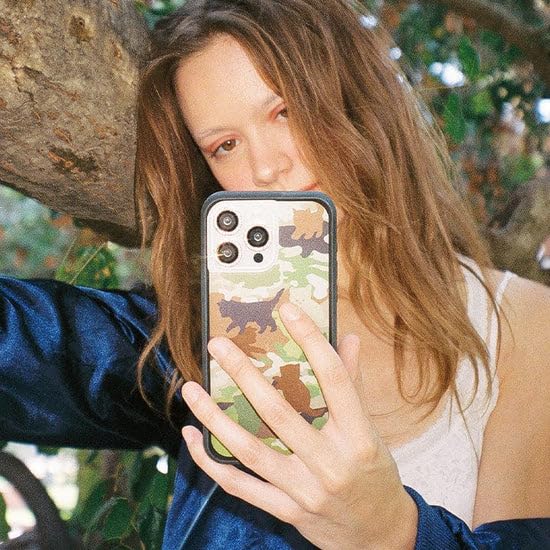 Image of Wildflower Cases - Compatible with iPhone 16 | Protective Bumper, 6.5ft Drop Test Certified, Women Owned Small Business | Cat Camo