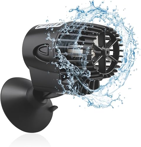 800GPH Mini bomba de circulación de acuario Ultra-silencioso Fish Tank Wave Maker con ventosa 360 grados giratorio acuario cabeza de energía
