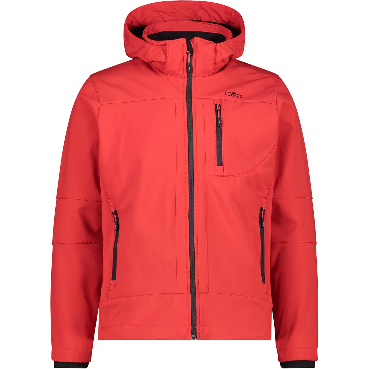 CMP - Man Jacket Zip Hood, Ferrari-Black, 48