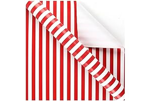 AMSCAN Stripe Printed Gift Wrap - Birthdays and General Celebration