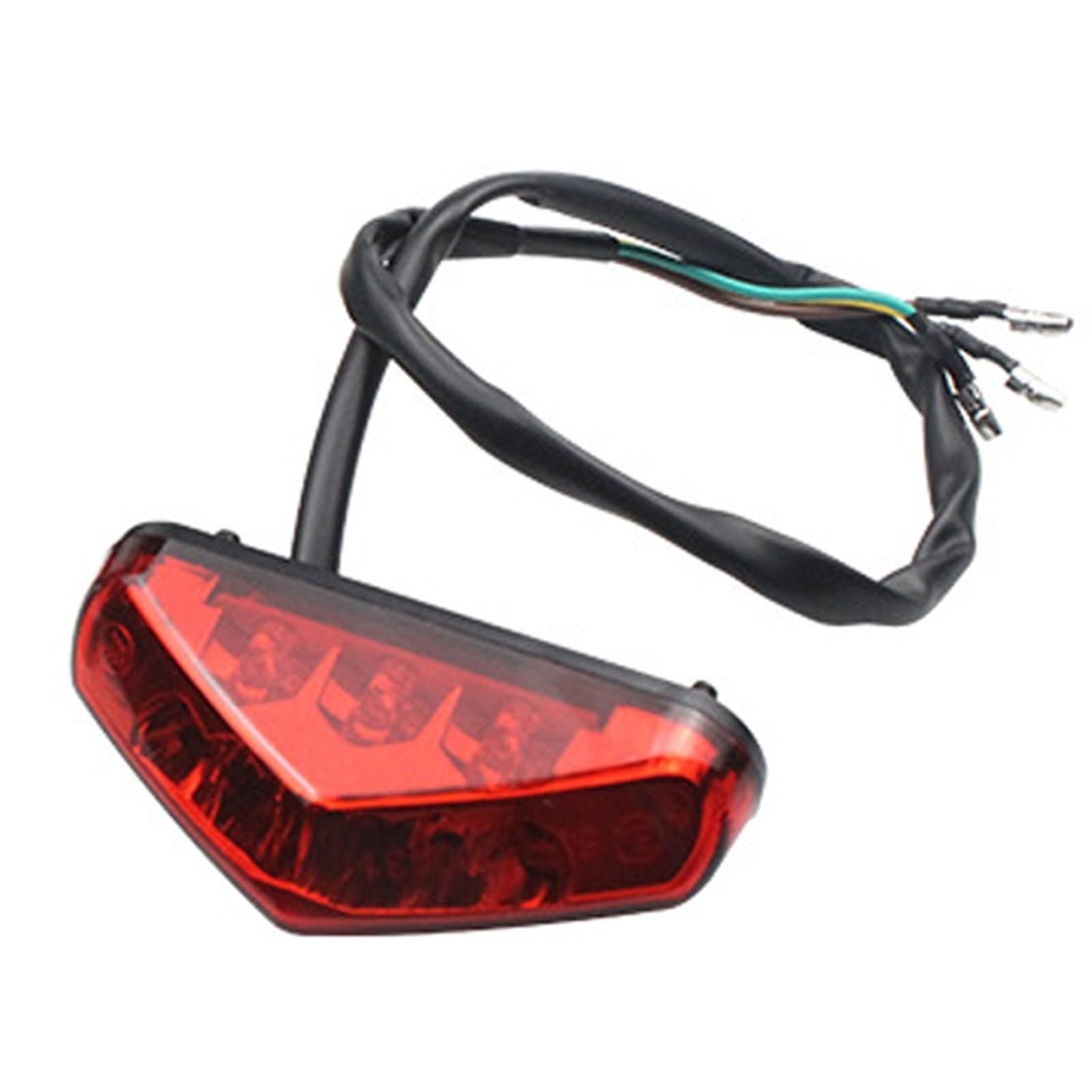 tylne światło hamowania Pasuje do pit motor terenowy ATV Chopper tylne światła motocykla czerwone światła hamowania tylne światło tablicy rejestracyjnej tylna lampa tylna światło do motocykla