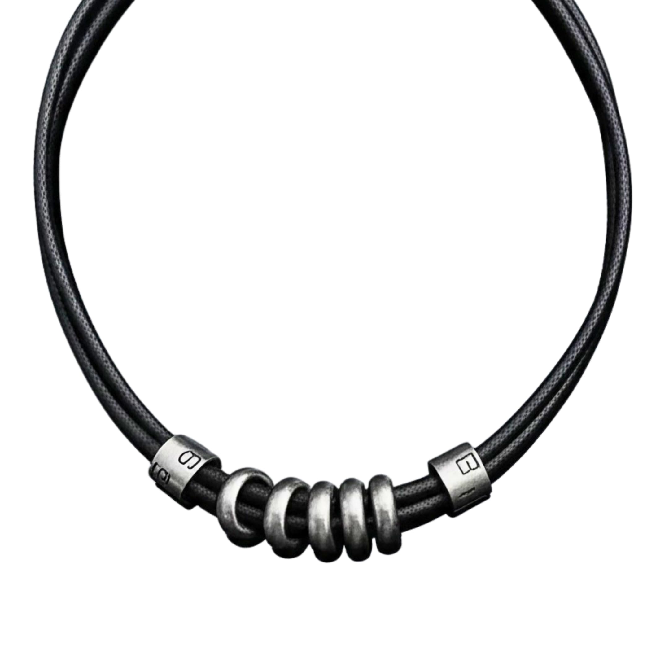 URBAN FORGE - Titanium Steel Pendant with Rope Chain, for Men & Boys (17inch)-image-34