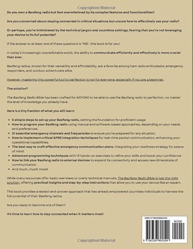 image for Majosta The Baofeng Radio Bible: The Comprehensive and Easy-to-Follow 