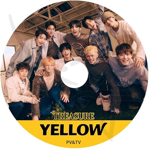 K-POP DVD TREASURE 2025 PV/TV - YELLOW LAST NIGHT KING KONG BONA BONA HELLO JIKJIN MY TREASURE MMM I LOVE YOU BOY - TREASURE トレジャー KPOP DVDのサムネイル