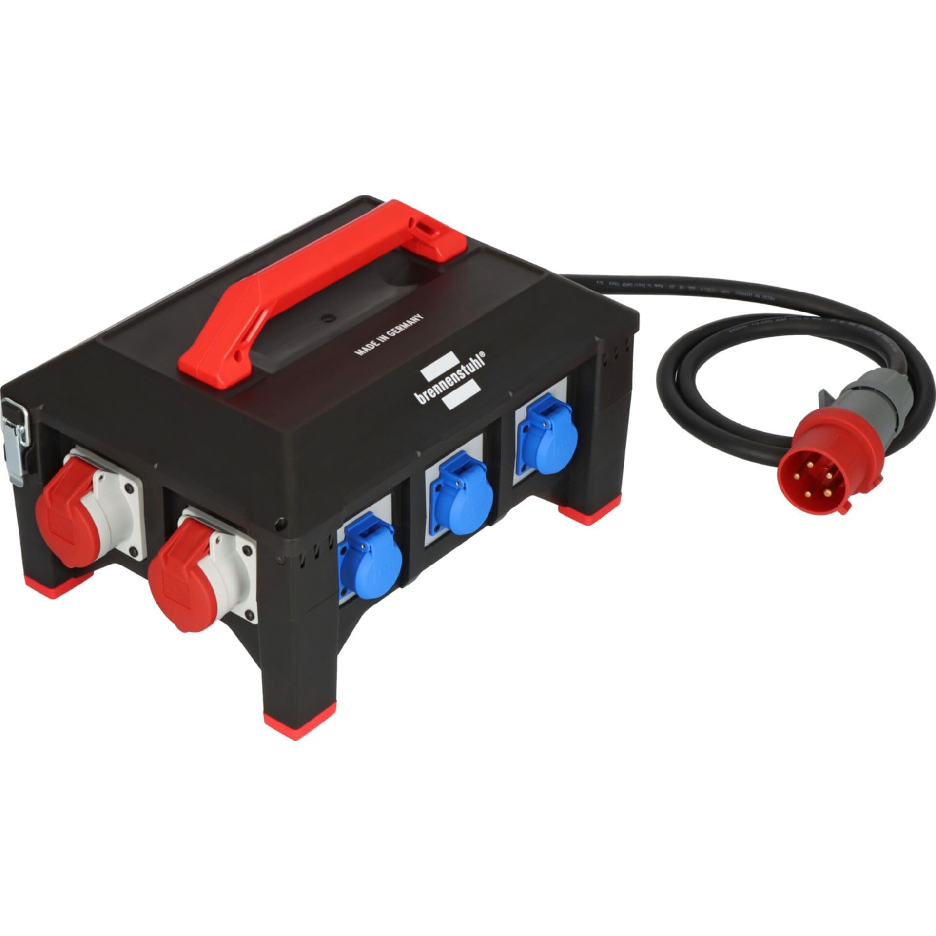 Brennenstuhl BSV 5-32A RCD Type B Stromverteilereinheit (PDU) 9 AC-Ausgänge Schwarz