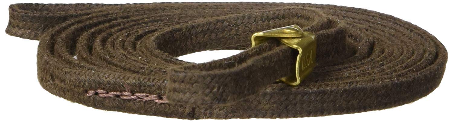 Resco Professional Cordo-Hyde Dog Show Lead, 3/16-Inch Wide x 56-Inch Long, Mahogany