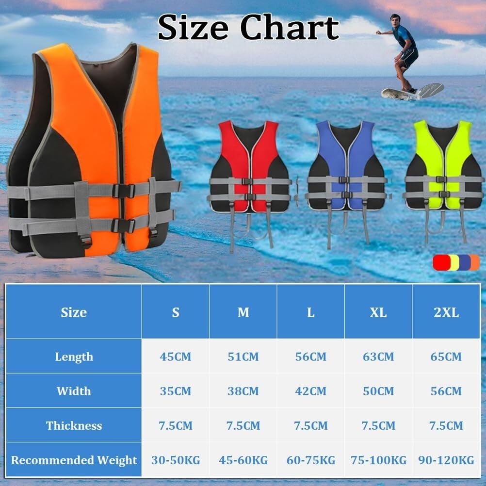 Chaleco Salvavidas para Adulto para Paddleboard Chaleco de Kayak con Correa de Entrepierna Ajustable para Snorkel Navegación Pesca Deportes Acuáticos Seguridad en El Agua