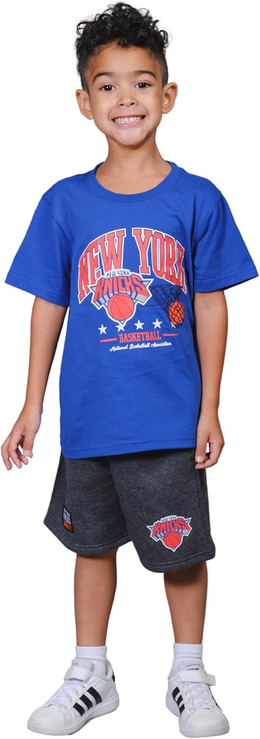 Ultra Game Boys NBA Official Super Soft T-Shirt & Basketball Shorts Set