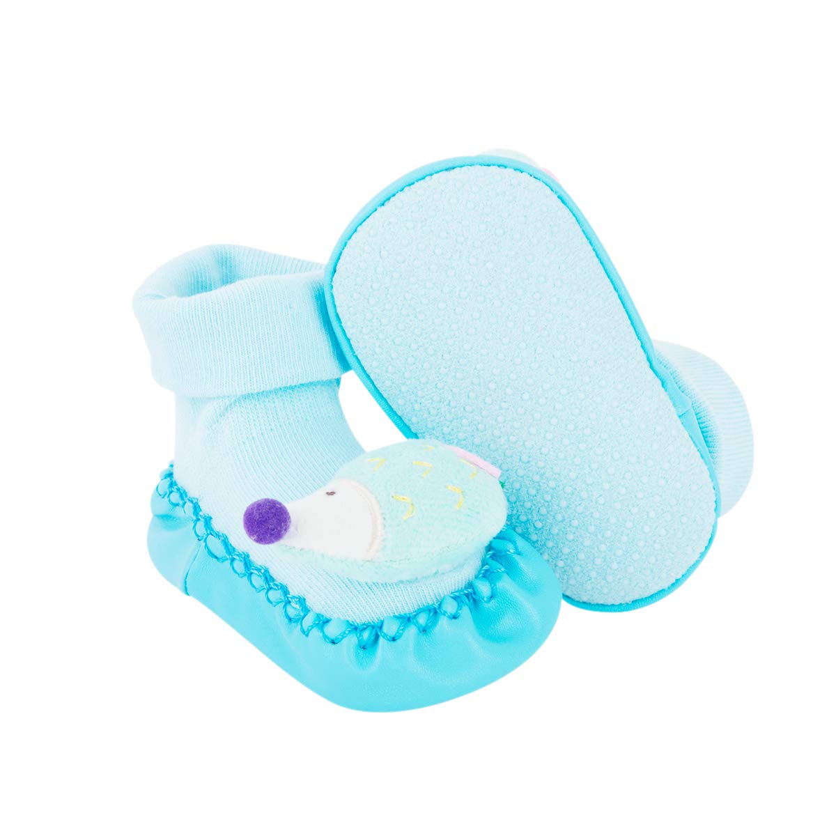 DCP Infant Baby Cotton Booties Anti Slip Floor Slipper Shoes Socks Grippers Winter Warm Nursling Crib Shoes