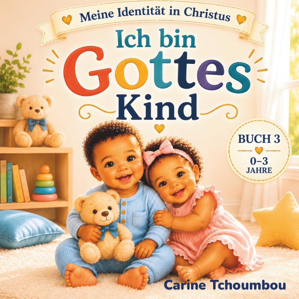 Ich bin Gottes Kind: Ein liebevolles Glaubens- und Identitätsbuch für Babys und Kleinkinder (0–3 Jahre) Meine Identität in Christus – Buch 3