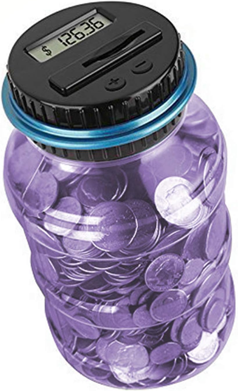 Coin Piggy Bank Saving Jar, Winnsty Digital Coin Counter