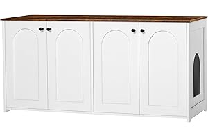 Dwanton Litter Box TV Stand: Concealed Pet Waste Management with Style