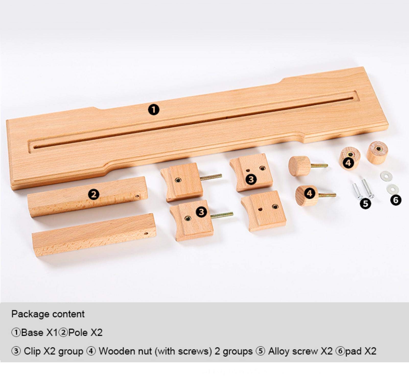 Kreuzstich-Ständer, Holz-Stickrahmen, Tisch und Schoß, freihändiger Ständer, Halter für Stickerei, Desktop, Kreuzstich, DIY-Bastelwerkzeug