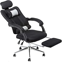 Vista 1 de Ergonomic Mesh Office Chair, High Back Computer Chair Desk Chair Home Mesh Task Chair with Thick Cushion, Padded Adjustable Headrest and Armrests