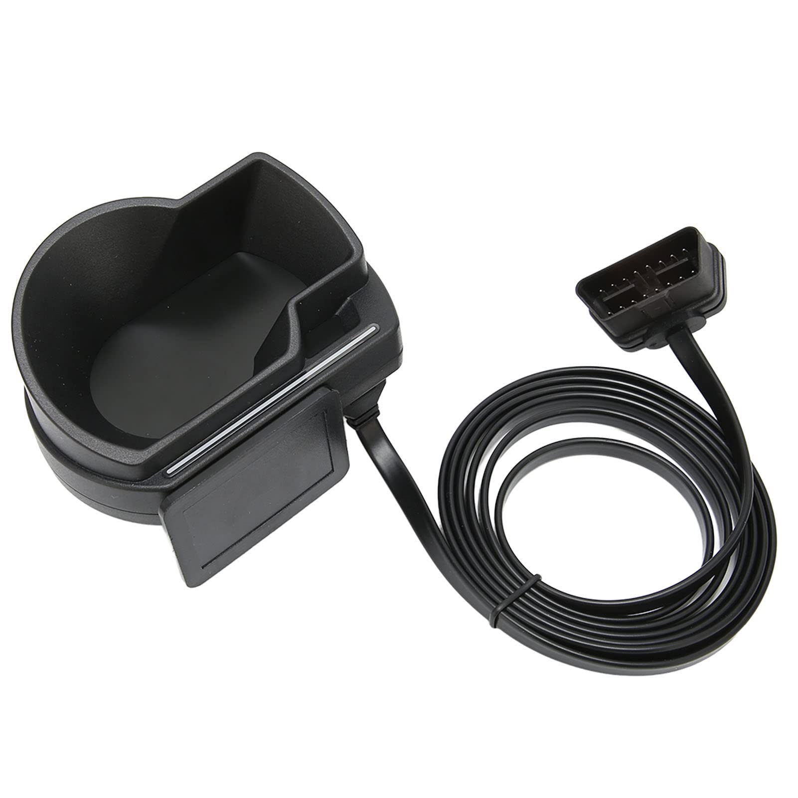 HUD Para Tablero De Automóvil, Modo Dual OBD2 Indicador HUD + GPS Universal Velocímetro 3 Pantalla LCD Medidor De Velocidad Digital Multifunción, Alarma De Velocidad RPM Voltaje Presión De Temperatura