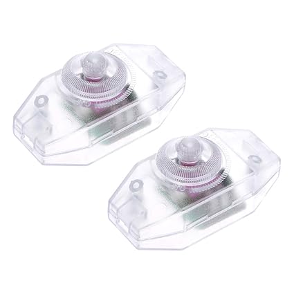 uxcell Rotary Cord Switch AC 250V 2A Slide Control Lamp Dimmer 100-Watt Clean (Pack of 2)