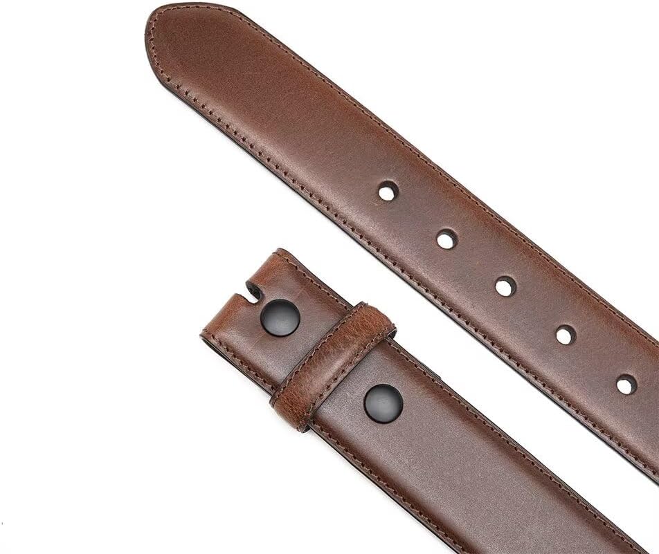 Fabio Valenti Men’s Casual Genuine Leather Jeans Belts 1 1/2" Wide Work Belt for Men - Image 4