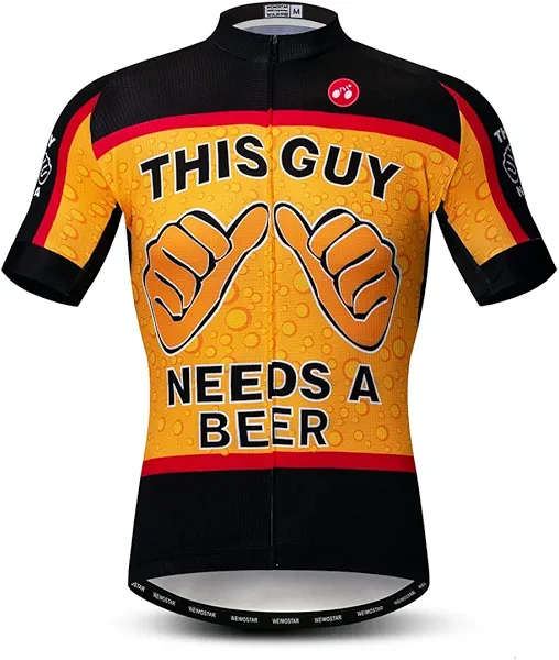 Men's Cycling Jerseys Tops Biking Shirts Short Sleeve Full Zipper Bike Clothing