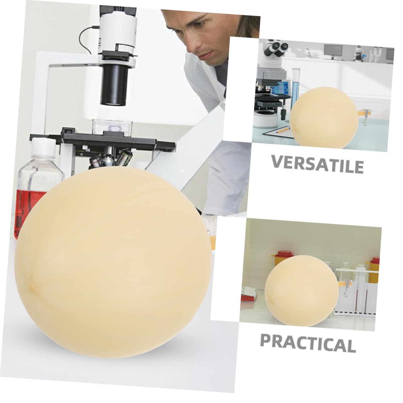 MAGICLULU Lot De 4 Vessies Gonflables En Latex Pour Échantillonnage De Gaz, Collecteur De Prélèvement En Laboratoire, Outil Professionnel Polyvalent Pour Analyse Industrielle Et Environnementale